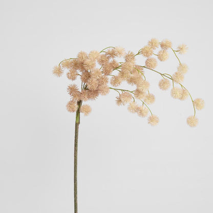 Pom Pom Leaf Branch 1.07m Blush Pink 6 pcs