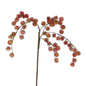 Pom Pom Leaf Branch 1.07m Orange 6 pcs
