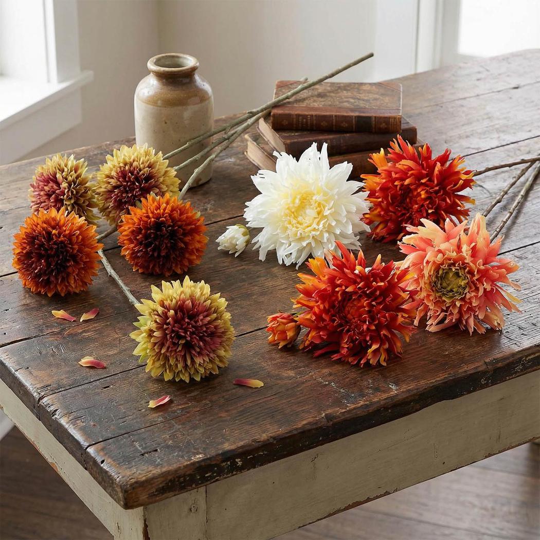 Mum Spray 78cm Orange 6 pcs