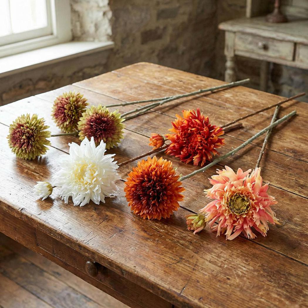 Mum Spray 78cm Orange 6 pcs