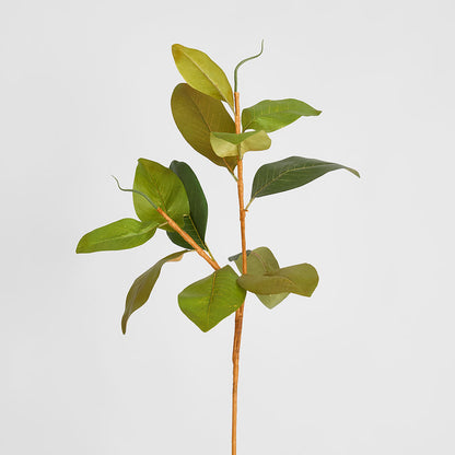 Autumn Magnolia Leaf Spray Stem 70cm 6 pcs