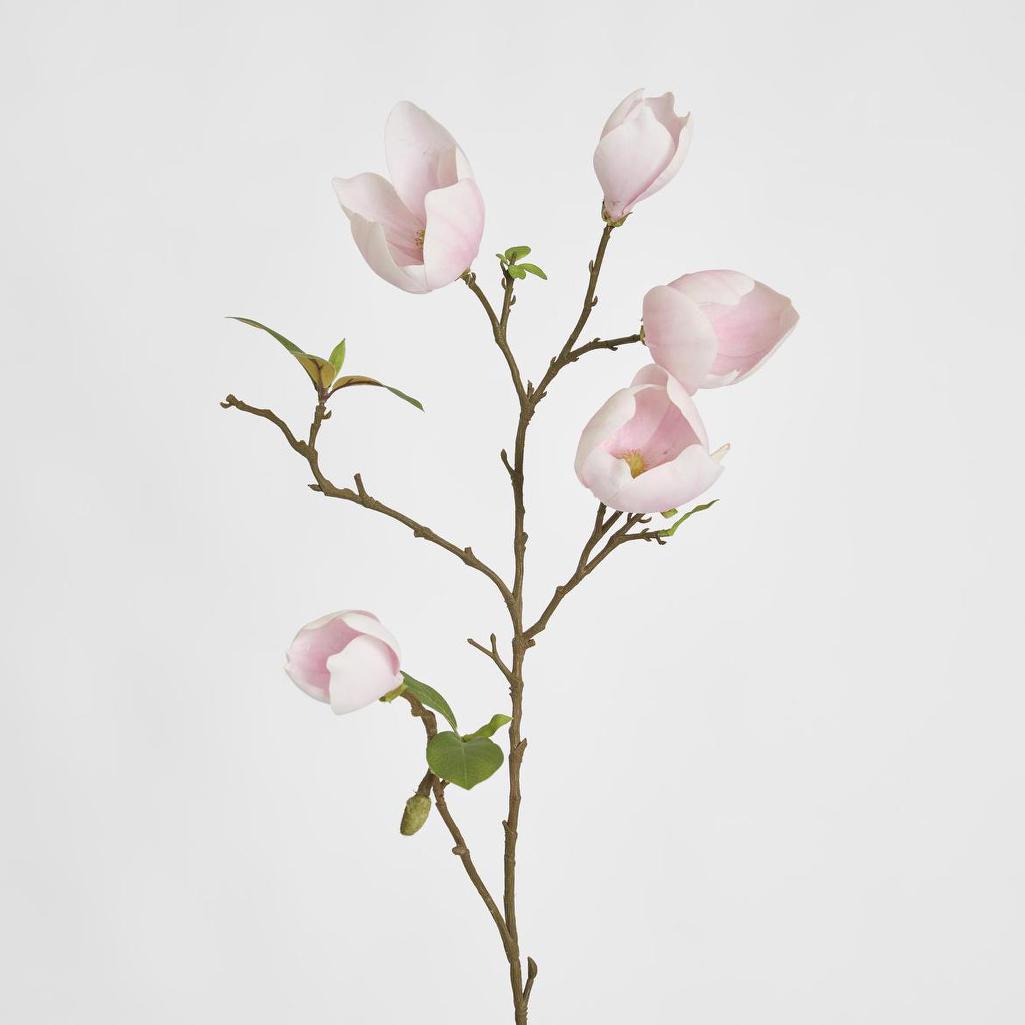 Magnolia Bud Spray 90cm Pink