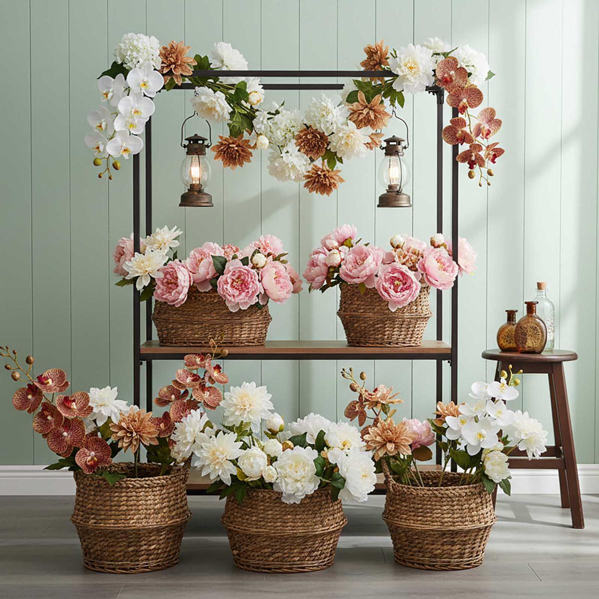 Orchid Phalaenopsis Spray 1m White