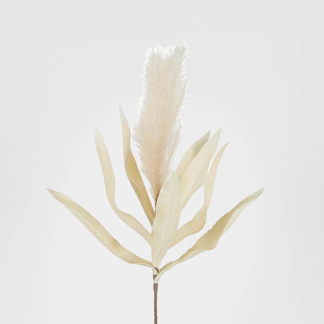 Feather Pampas Stem 87cm Cream 6 pcs