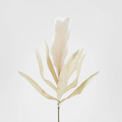 Feather Pampas Stem 87cm Cream 6 pcs