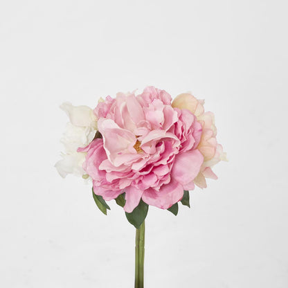 Peony Bouquet Mixed 30cm Light Pink 3 pcs