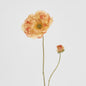 Poppy Stem 75cm Orange 6 pcs