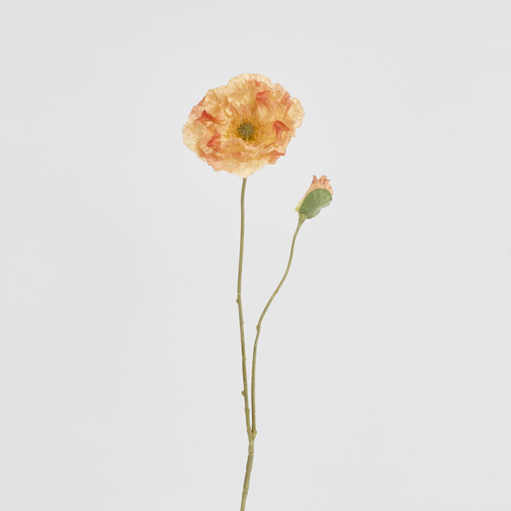 Poppy Stem 75cm Orange 6 pcs