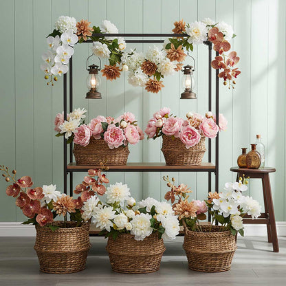 Peony Stem 61cm White 8 pcs