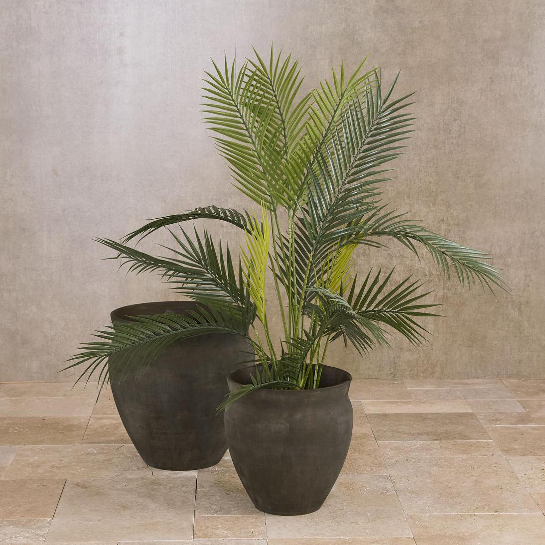 Landis Large Planter Set 2 Earth Brown