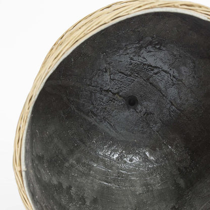 Village Planter Bamboo/Cement