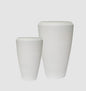 Pebble Tall Planters White