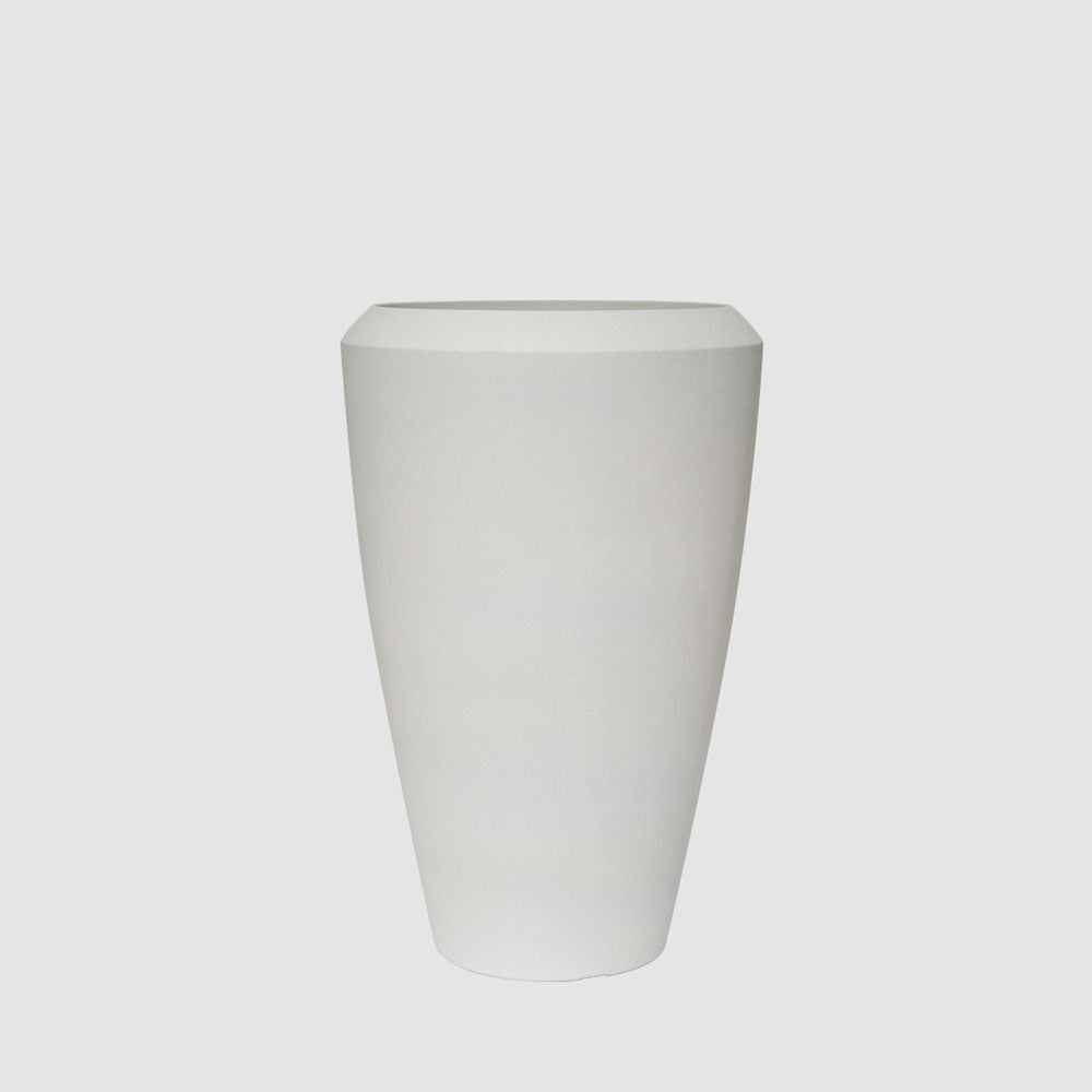 Pebble Tall Planters White