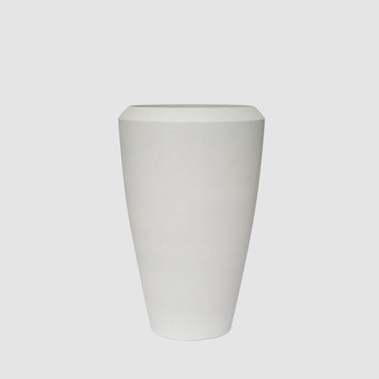Pebble Tall Planters White