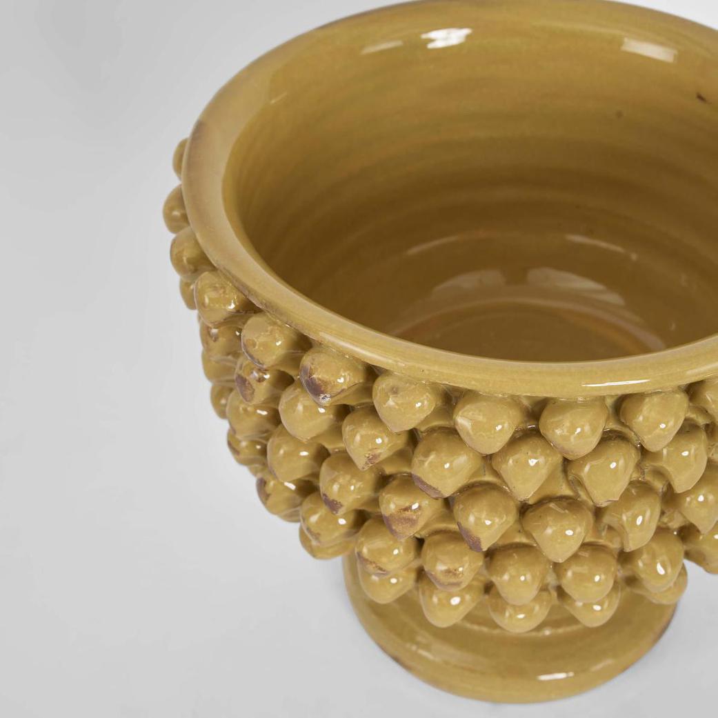 Petal Urn Mustard