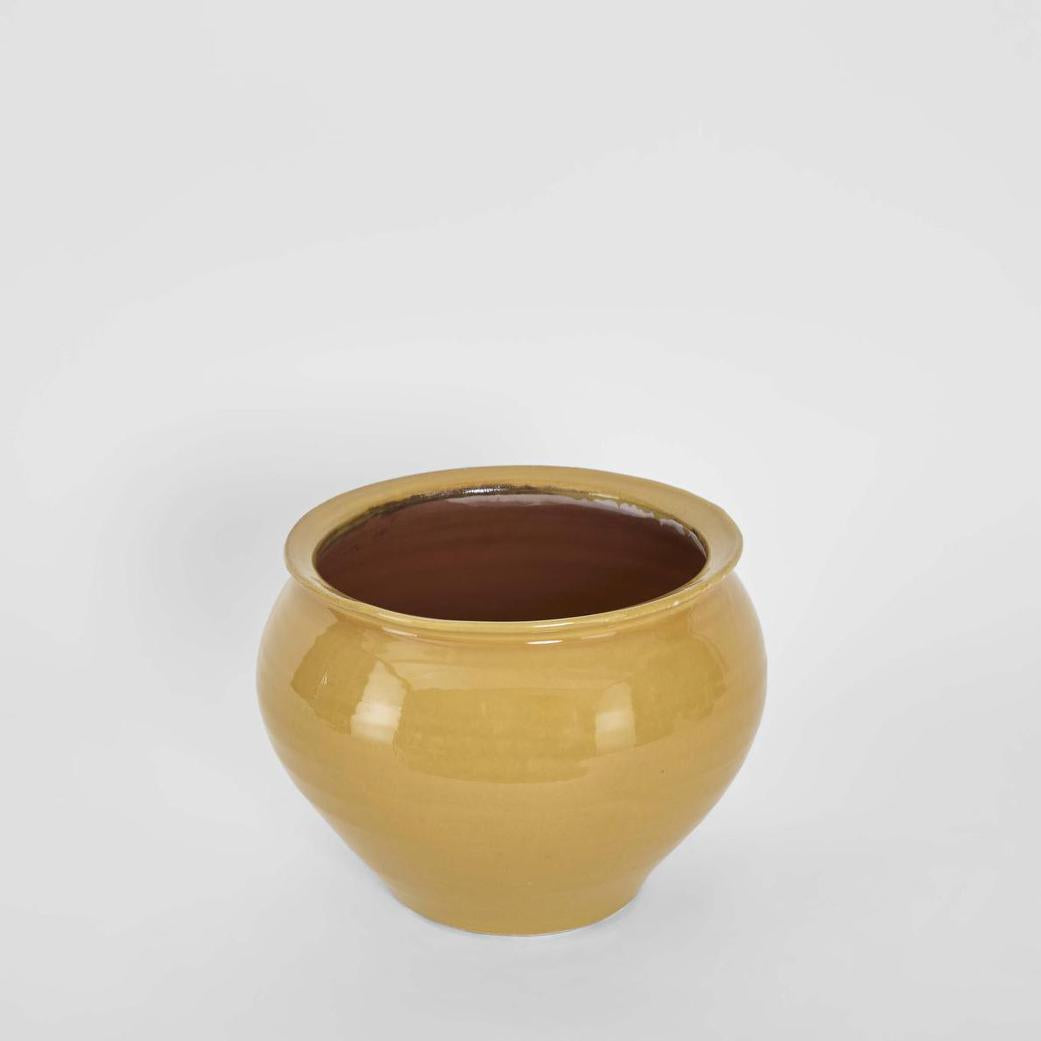 Petal Round Pot Mustard
