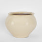 Petal Round Pot White
