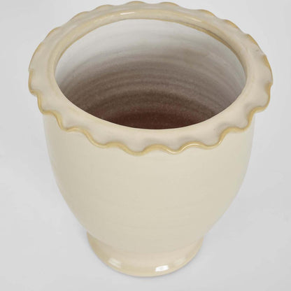Petal Pot White Large