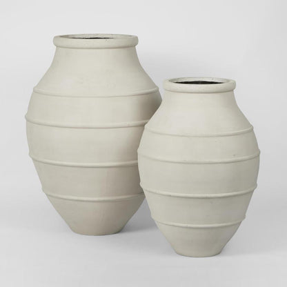 Ibiza Planter LGE Chalk