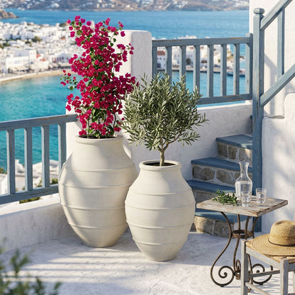 Ibiza Planter LGE Chalk