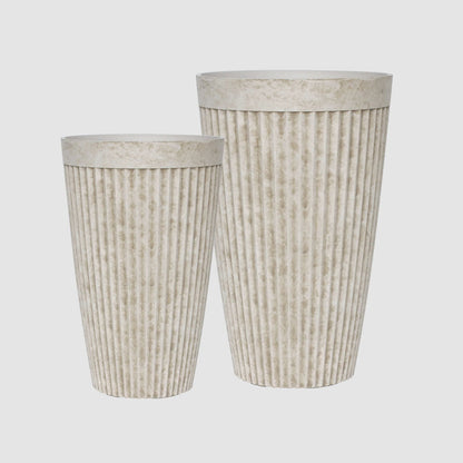 Elwood Tall Planters White