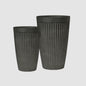 Elwood Tall Planters Black