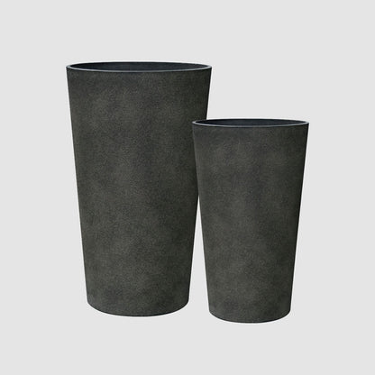 Ridge Tall Planters Black