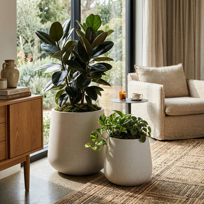 Tran Planter Beige