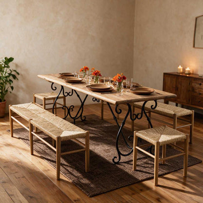 Lisbon Low Stool Natural