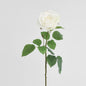 Cabbage Rose Real Touch 65cm White 6 pcs