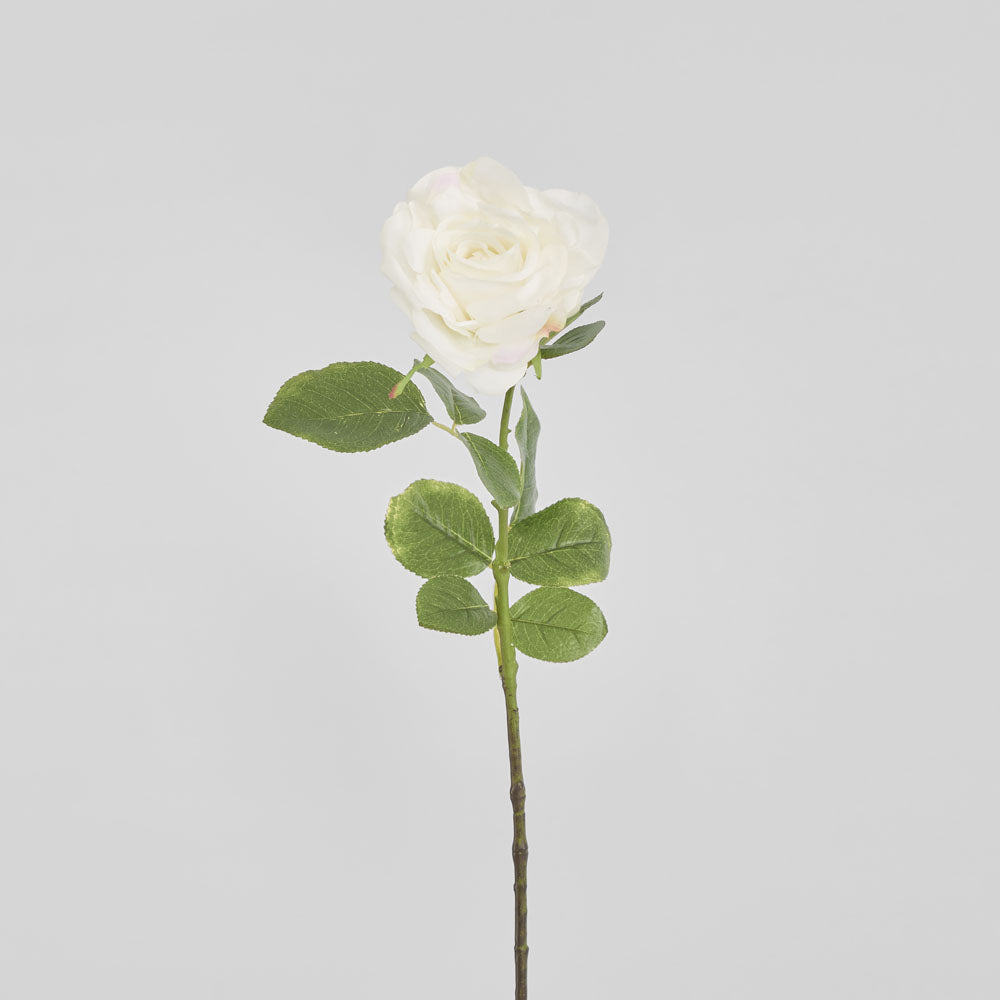 Eliza Soft Touch Rose 80cm White 6 pcs