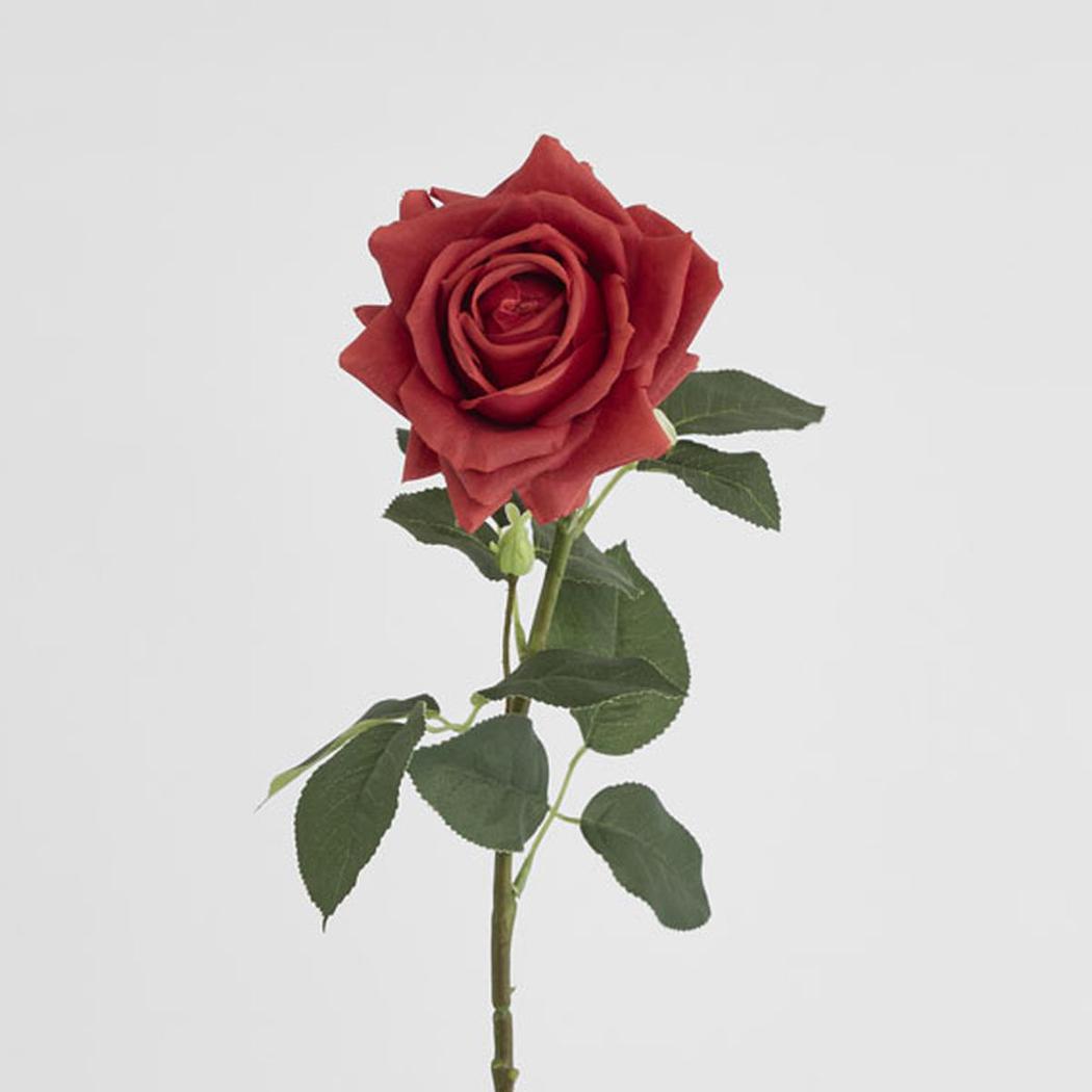 Belle Real Touch Rose Stem 65cm Red 6 pcs