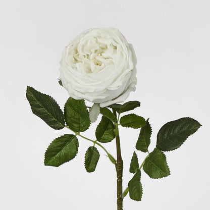 Dianna Real Touch Rose Stem White 60cm 15 pcs