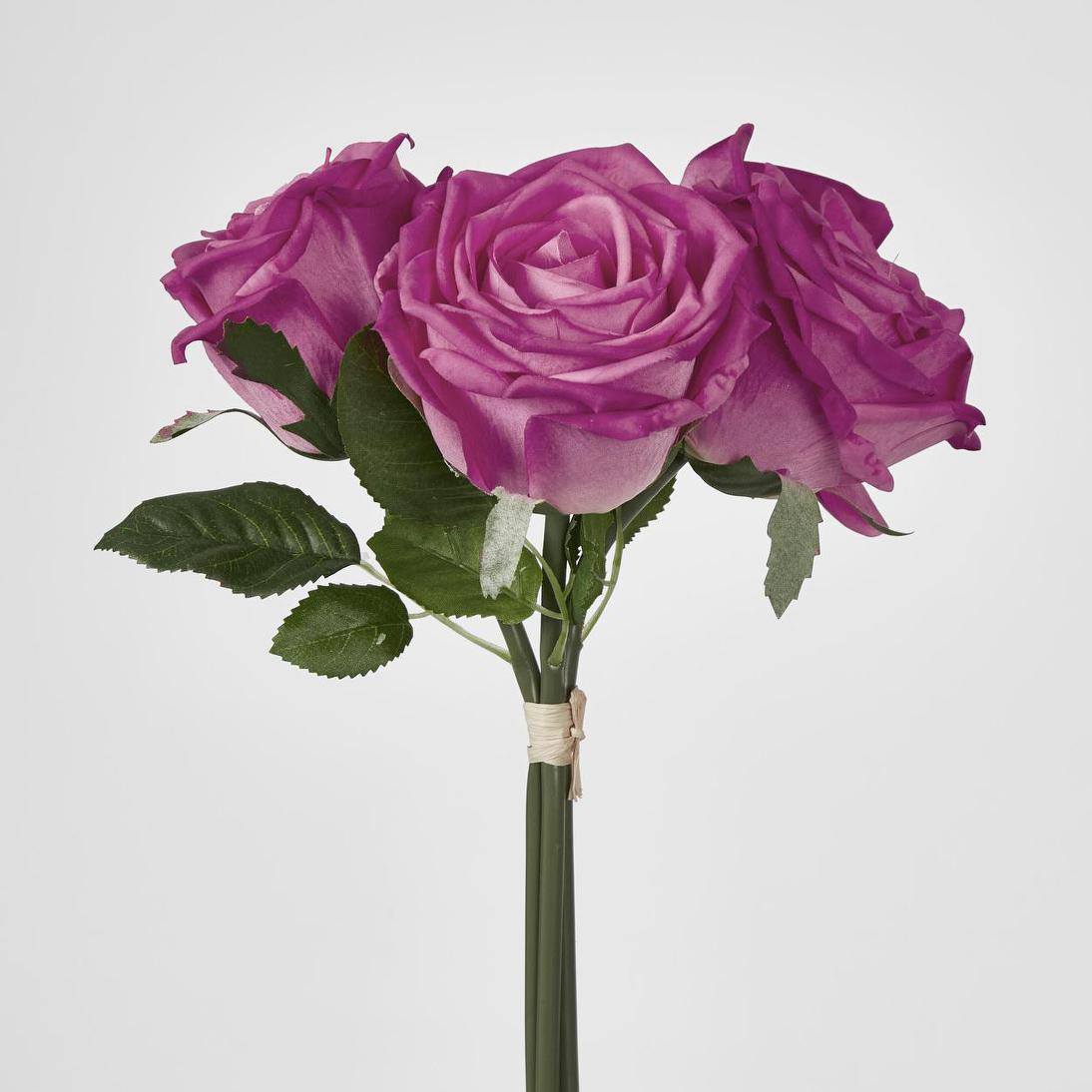 Willow Rose Bunch 29cm Dark Pink 6 pcs