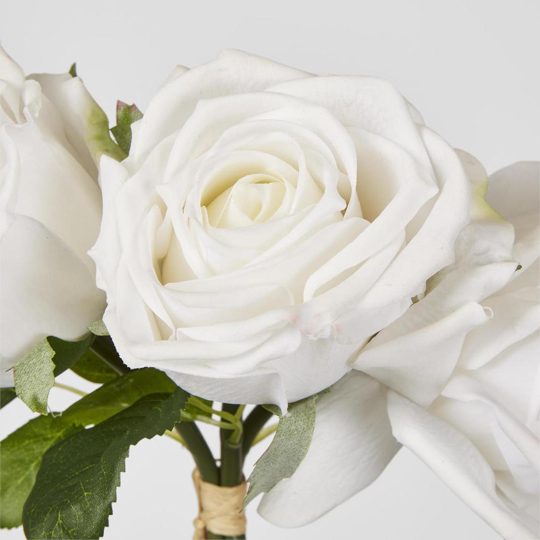 Willow Rose Bunch 29cm White 6 pcs