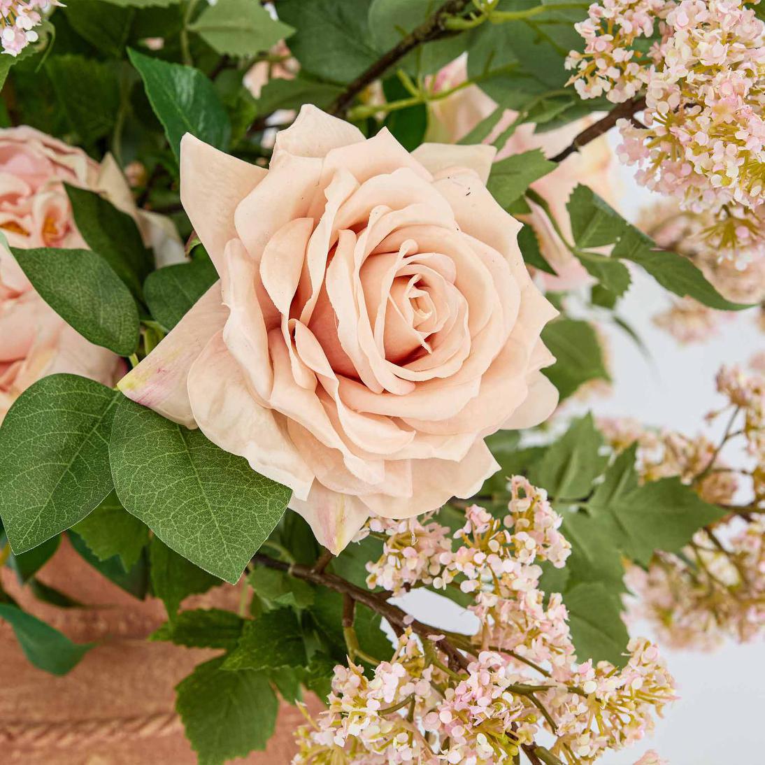 Stella Real Touch Rose Stem 50cm Blush