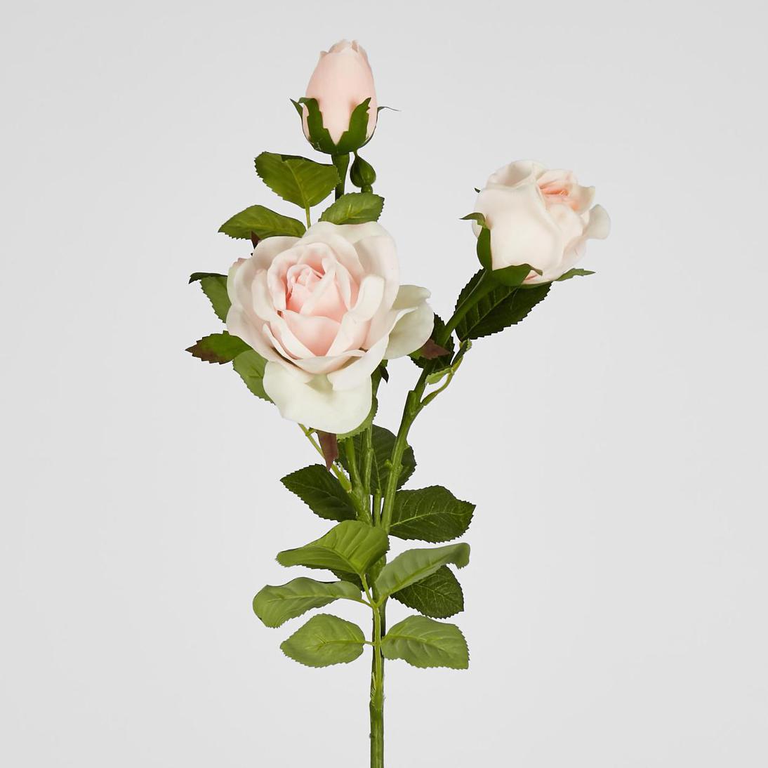 Real Touch Rose Spray 75cm Pink 6 pcs