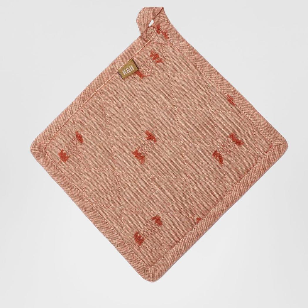 Tuft Pot Holder Rose Dawn 3 pcs