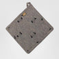 Tuft Pot Holder Dark Slate 3 pcs