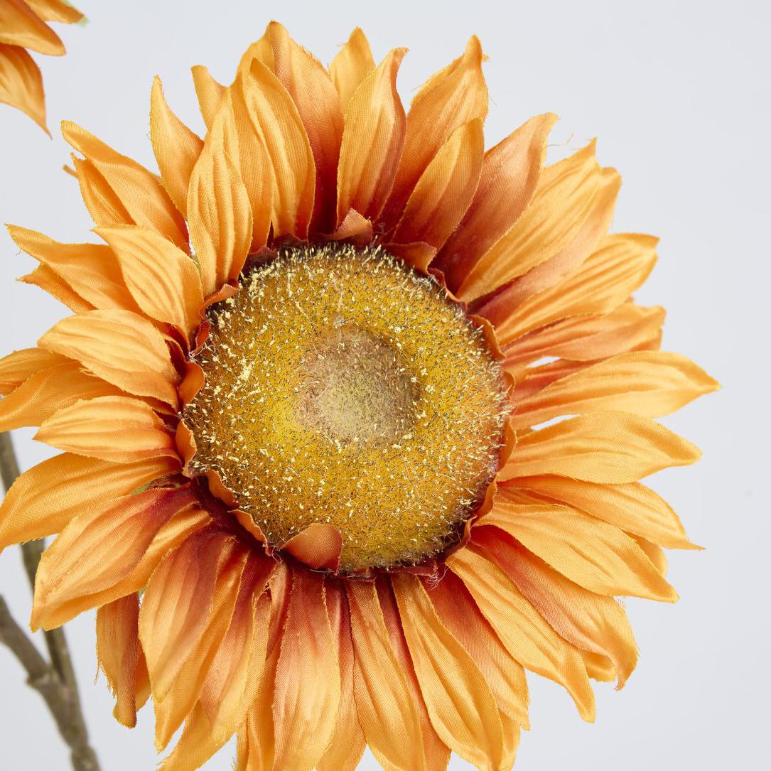 Sunflower Spray 87cm Orange 6 pcs