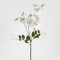 Sweetpea Spray 70cm White 6 pcs