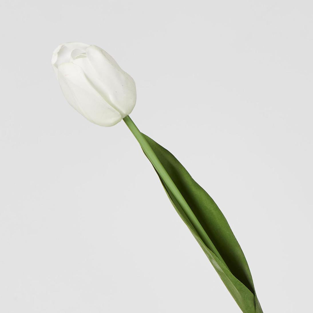 Liv Soft Touch Tulip White45cm 30 pcs