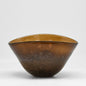 Lava Handblown Glass Bowl Brown