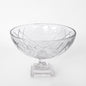 Asscher Hand Cut Pedestal Bowl
