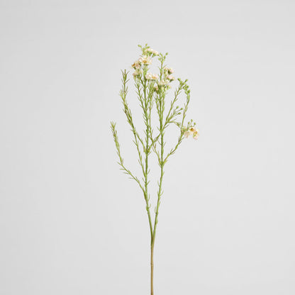 Wax Flower Spray 84cm White 6 pcs