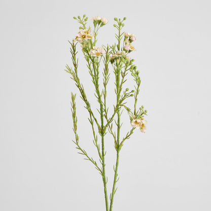 Wax Flower Spray 84cm White 6 pcs