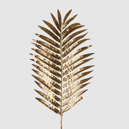 Golden Palm Leaf Single 3 pcs