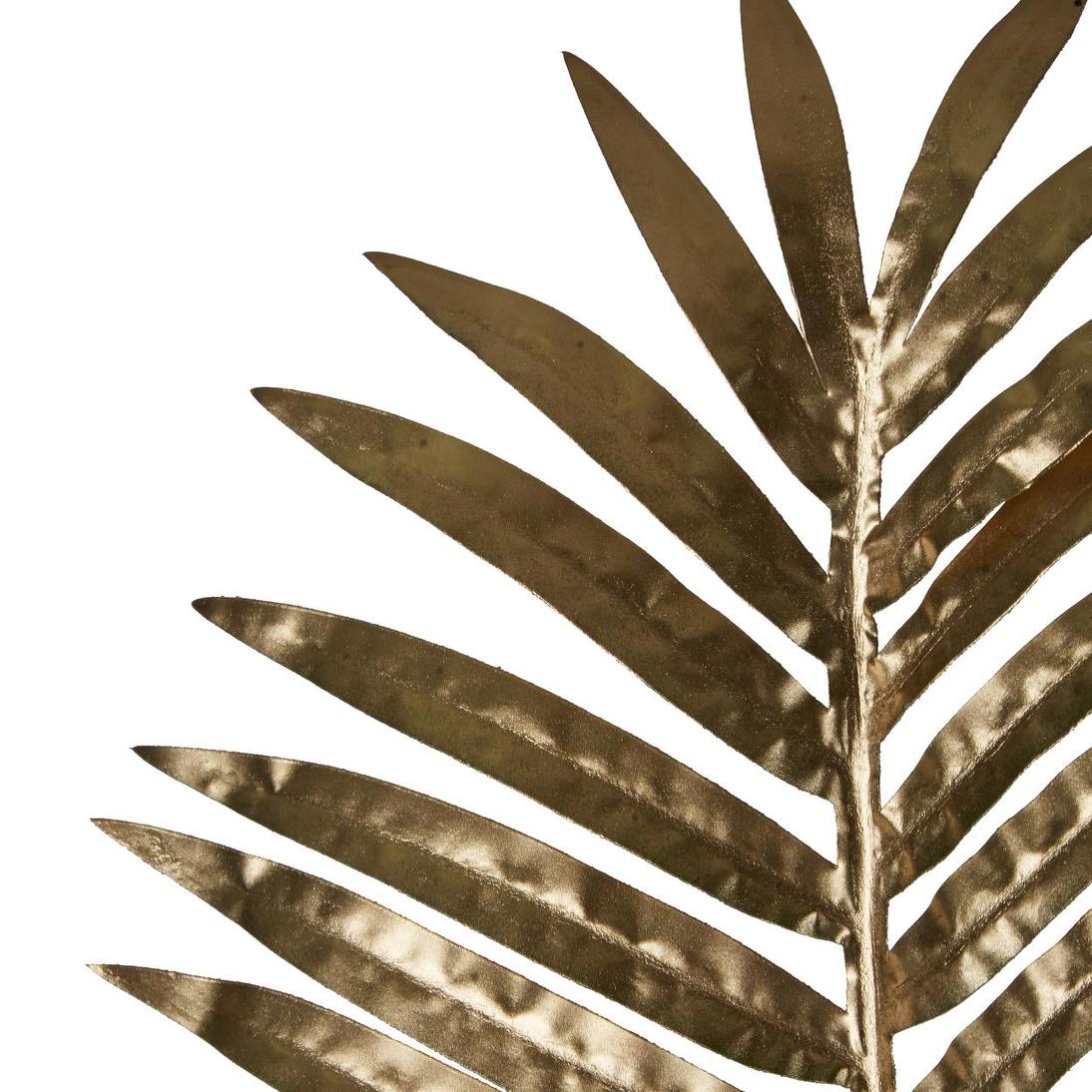 Golden Palm Leaf Single 3 pcs