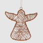 Dustle Wire Angel Decoration Large 2 pcs