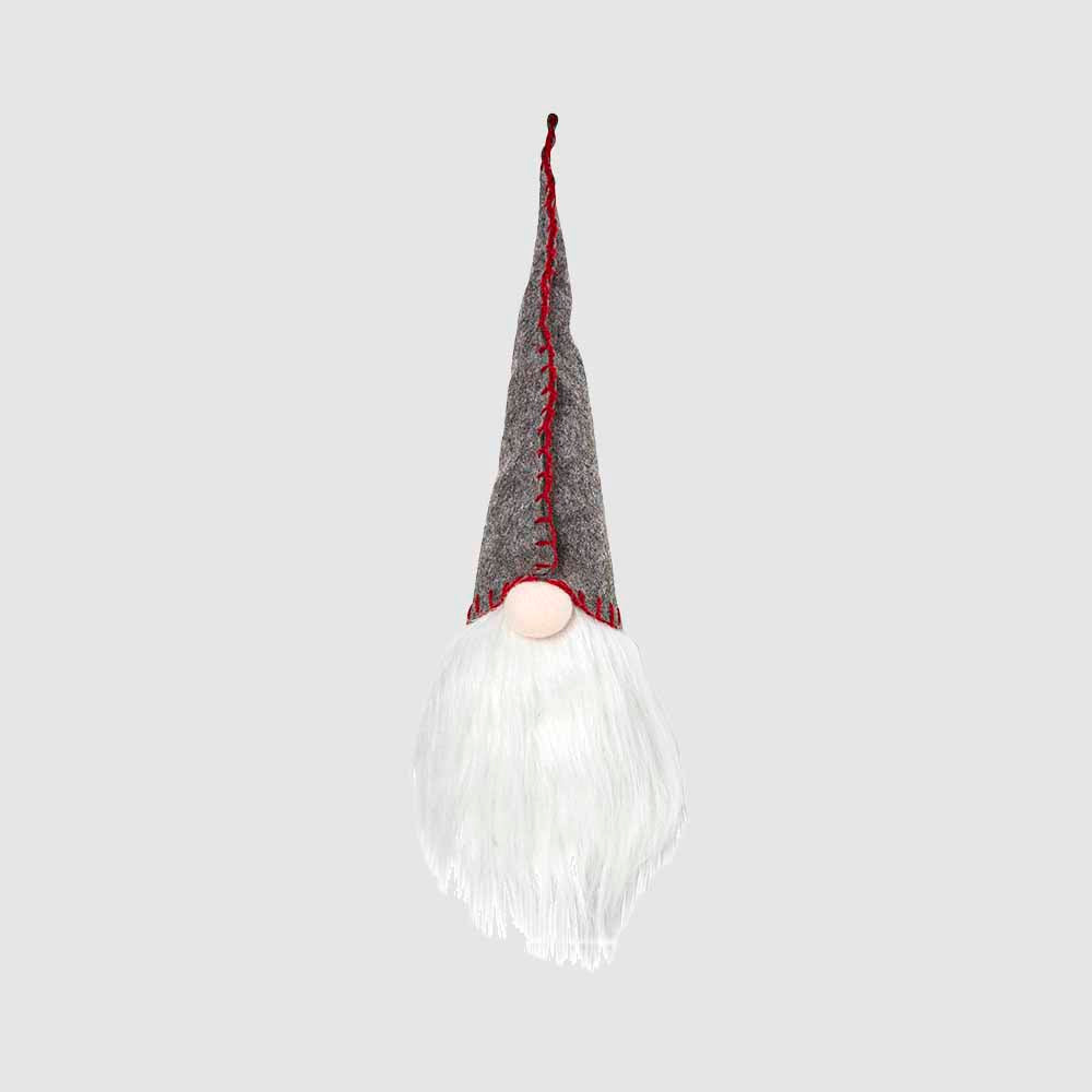 Sitting Santa Grey 3 pcs